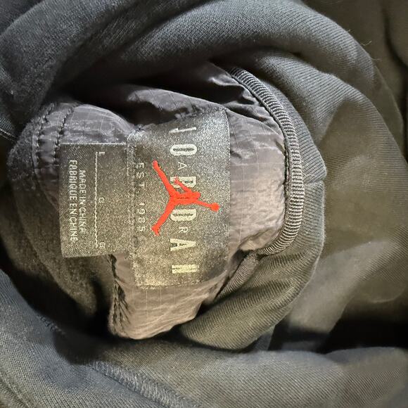 Jordan Men's Sweatshirt L DJ0202 Hoodie Zip Cotton Flight 23 Engineered E4-8 - Picture 4 of 6